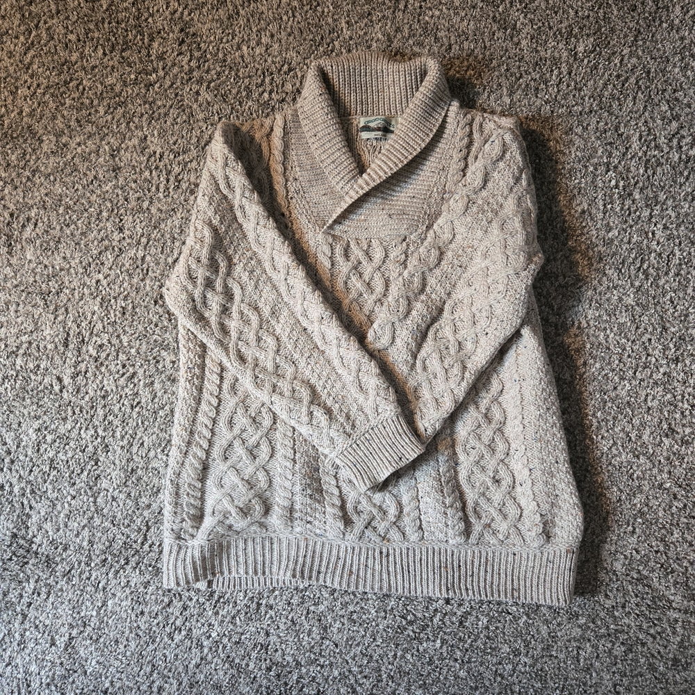 Cozy Cable Knit Sweater - Cream